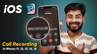 How to use Call Recording in iPhone iOS 18 in iPhone 12 13 14 15 15 Plus  iOS 181 [upl. by Anerol]