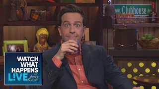 Ed Helms Shares His Favorite Cocktail Recipe The Boulevardier  WWHL [upl. by Nalo]