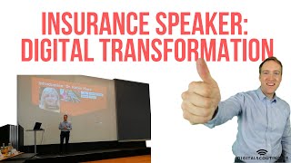 Insurance Speaker Dr Robin Kiera quotDigital Transformation as a chancequot KeyNote in German [upl. by Ivonne]