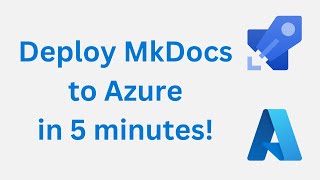 How To Deploy MkDocs to Azure In 5 Minutes With Azure DevOps [upl. by Naved278]