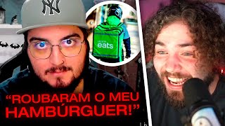 wuant reage a quotKAZZIO SCAMMADO EM LIVE PELA UBER EATSquot [upl. by Mohandas]