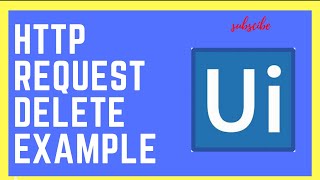 UiPath Rpa  Rest Delete Example  HTTP Request [upl. by Hort]