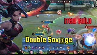 HANABI Double Sav ge Item Build [upl. by Nahttam]