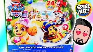 NEU 2018 PAW PATROL Adventskalender Alle 24 Türchen öffnen mit Kaan Weihnachten in Adventure Bay [upl. by Eanrahs]