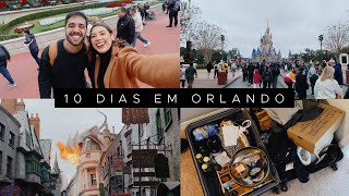 VLOG NOSSA VIAGEM PARA ORLANDO  parques looks e comprinhas [upl. by Fortunna]