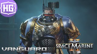 Warhammer 40000 Space Marine 2  Vanguard Class Gameplay [upl. by Iridissa]