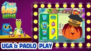 Fruits Vs Veggies Baby Barber  Salon Game For Kids  Best Hairstyling Games  Kinsane Games [upl. by Anma217]