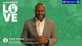 National 4H Week 2023  A message from Dean Johnson [upl. by Bibi]