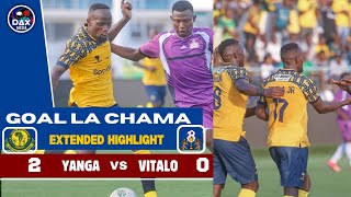 GOAL LA CHAMA JR YANGA 20 VITALO CAF highlights [upl. by Telracs]