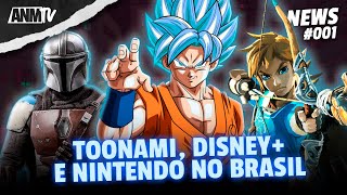 A VOLTA DO TOONAMI DISNEY EM NOVEMBRO SWITCH NO BRASIL E MUITO MAIS  ANMTV News 001 [upl. by Gnilyarg931]