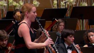 WAMozart Clarinet concerto in A major K622 with Nadja Drakslar [upl. by Lledraw]