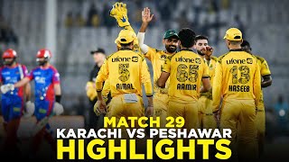 PSL 9  Full Highlights  Karachi Kings vs Peshawar Zalmi  Match 29  M2A1A [upl. by Cheatham982]