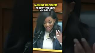 Jasmine Crockett Project 2025 DEI Mic Drop 🎤 JasmineCrockett Project2025 DEI [upl. by Elletse767]