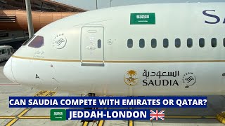 TRIP REPORTSAUDI AIRLINESB7879JEDDAHLONDONECONOMY [upl. by Jelle]