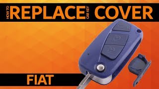 FIAT  How to replace car key cover [upl. by Donahue25]