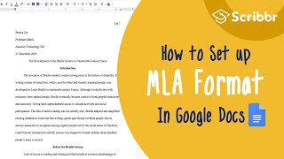 MLA Formatting in Google Docs [upl. by Notsirt481]