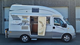 Hymer Exsis  Worlds Smallest Fiat Ducato Fiberglass Camper Van   Walktrough [upl. by Airretal]