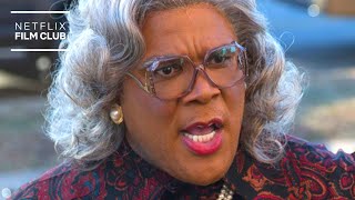 Tyler Perrys A Madea Homecoming  Madea Shoots Gun when Richards Tries To Talk To Her HD Funny [upl. by Sarson]