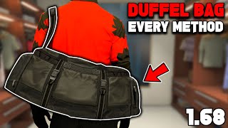 Every Method To Get The Black Duffel Bag In Gta 5 Online 168 [upl. by Euqinomod]