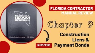 Florida Contractors Manual Chapter 9 Review for the Business and Finance Exam [upl. by Ahcmis]