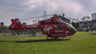 London Air Ambulance Taking Off In London [upl. by Eimmot795]