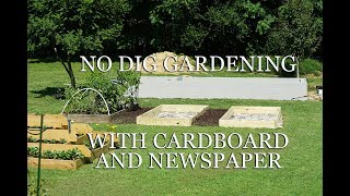 No Dig Gardening With Cardboard and Newspaper [upl. by Ladd759]