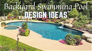 Best Backyard Swimming Pool Design Ideas Small Pool Landscape Ideas [upl. by Nnylrebma]