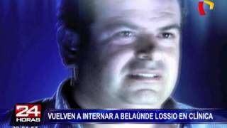 Vuelven a internar a Martín Belaunde Lossio en clínica [upl. by Durgy]