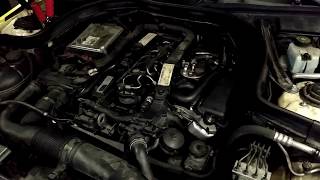 MercedesBenz E250 W212 Diesel Cold Start [upl. by Deck]