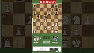 Blitz Round 1 Magnus vs Nodirbek chess blitzchess [upl. by Tremaine]