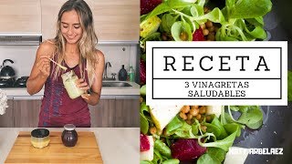 3 recetas de vinagretas saludables [upl. by Stesha]