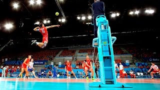 TOP 10 Monsters of the Vertical Jump  Volleyball HD [upl. by Carley934]