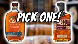 Would You Rather Have Elijah Craig 18 or Knob Creek 18 [upl. by Barthel]