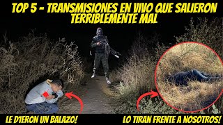 TOP 5  LAS 5 TRANSMISIONES EN VIVO QUE SALIERON T3RRIBLEMENTE MAL😰 LE D1SPARAN EN EL BRAZO😱 [upl. by Marlette]