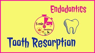 TOOTH RESORPTION  ENDODONTICS  QUICK NOTES  5 min DENTISTRY [upl. by Idnal]