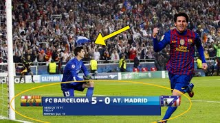 Thibaut Courtois Will Never Forget the Great Performance of Lionel Messi in this Match [upl. by Atinod]