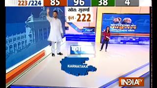 India TV Final Opinion Poll on Karnataka Elections [upl. by Juakn]