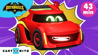 Batwheels  REDBIRD Mega Compilation  Cartoonito  Cartoons for Kids [upl. by Faunia]