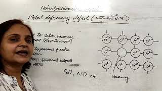 Metal deficiency defects  Non Stoichiometric defects [upl. by Leyameg926]