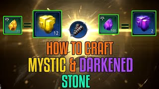 How to Craft Mystic and Darkened Stone to get 6 Equipment Tagalog Mir4 [upl. by Yasmar]