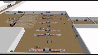 Expansion Project for an Airport Security Area [upl. by Hannahsohs]