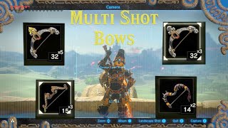 Where to find MULTI SHOT BOWS in BOTW [upl. by Adnol]