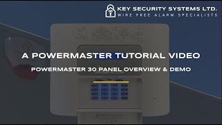 Visonic Powermaster 30 – Panel Demo amp Overview – Key Security Systems Ltd [upl. by Maples]