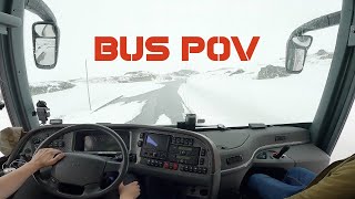 POV bus driving in Norway  Fv 55 Sognefjellet [upl. by Vasiliu]