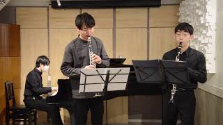 Concerto for 2 Clarinets Op91 1st MovementF Krommer 2本のクラリネットのための協奏曲【Clarinet Ensemble 137】 [upl. by Hillegass]