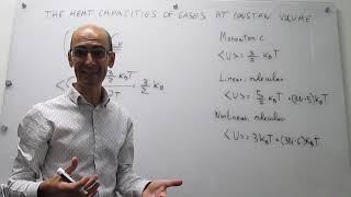 The heat capacities at constant volume for ideal gases [upl. by Benedetta]