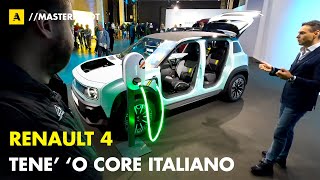 Nuova Renault 4 etech 2025  La francesina quotTENE O CORE ITALIANOquot [upl. by Cissie]