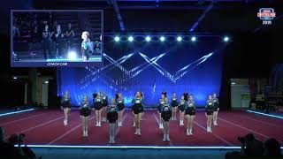 Twisters Chere Elite Minior Level 1 Black  Nordic Cheer Challenge 2019 [upl. by Ynahteb]