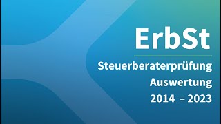 Erbschaftssteuer in der Steuerberaterprüfung 2014 – 2023 [upl. by Nevlin]