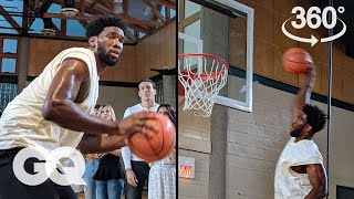 The Joel Embiid 360Degree Experience  GQ [upl. by Siegel]